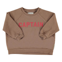 Piupiuchick - Captain Sweatshirt Organic Cotton | Brown