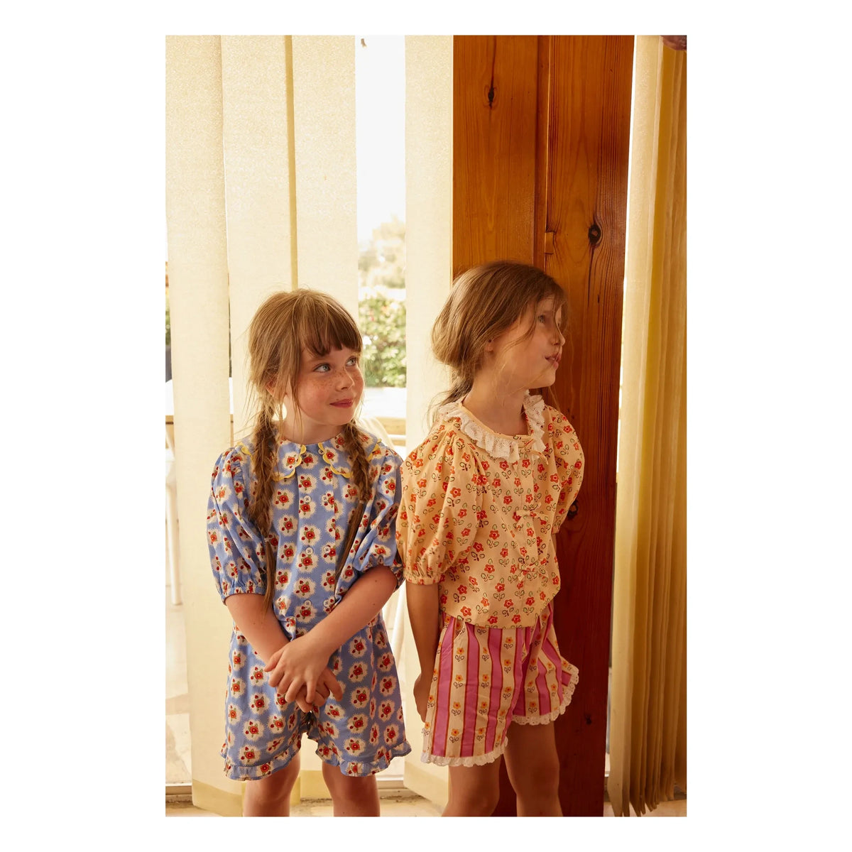 Hello Simone - Short Dina Fleuri | Blue