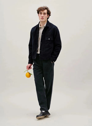 Forét - Grey Velvet Pants