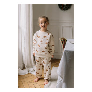 Studio Bohème - Noel Bear Sweatshirt Organic Cotton | Ecru