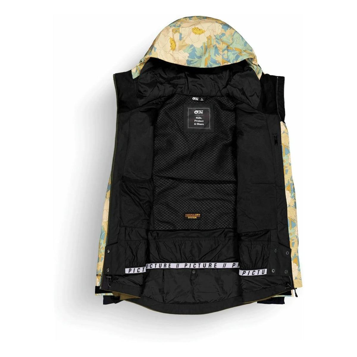Picture - Exa Fleurie Ski Jacket | Khaki