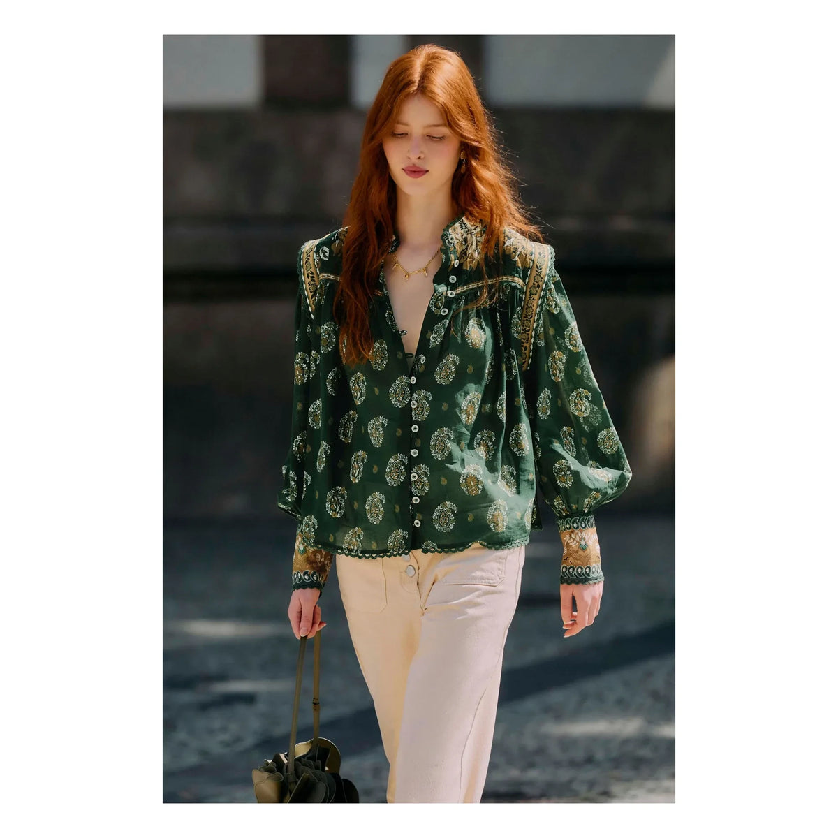 Farm Rio - Tayla Blouse | Green