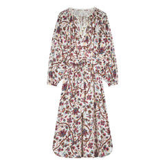 Louise Misha - Marti Bluebell Grove Dress - Women's Collection | Cream
