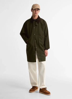 Barbour - Long Waterproof Jacket for Travel | Dark green