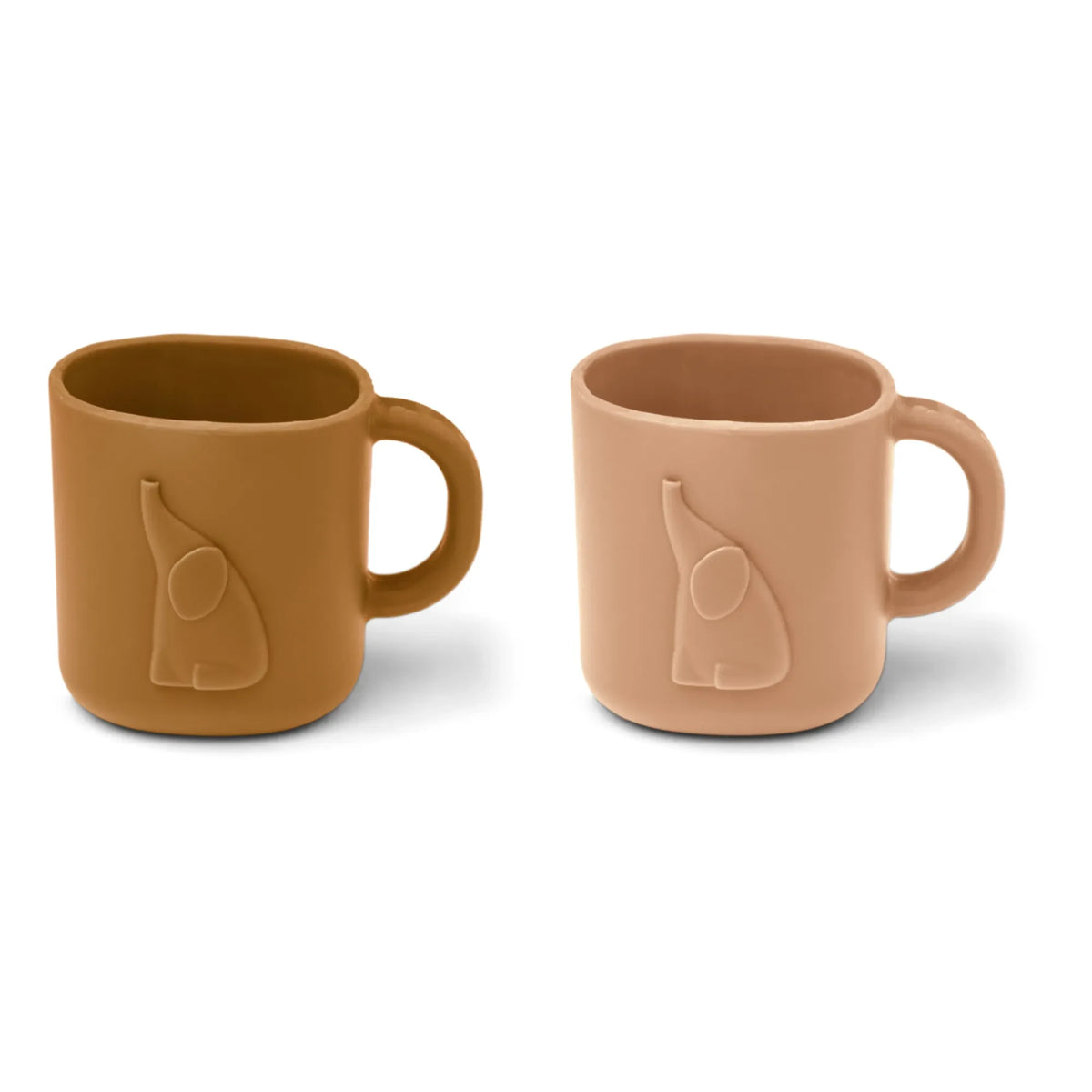 Liewood - Chaves Silicone Cups - Set of 2 | Tuscany rose/Golden caramel