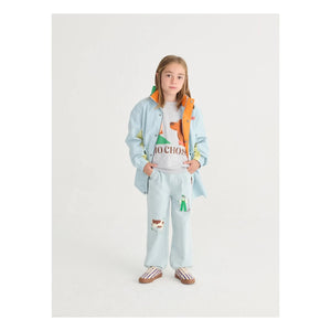 Bobo Choses - Recycled Fiber Waterproof Coat | Light Blue