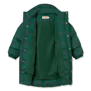 Tinycottons - Tartan Puffer Jacket | Green