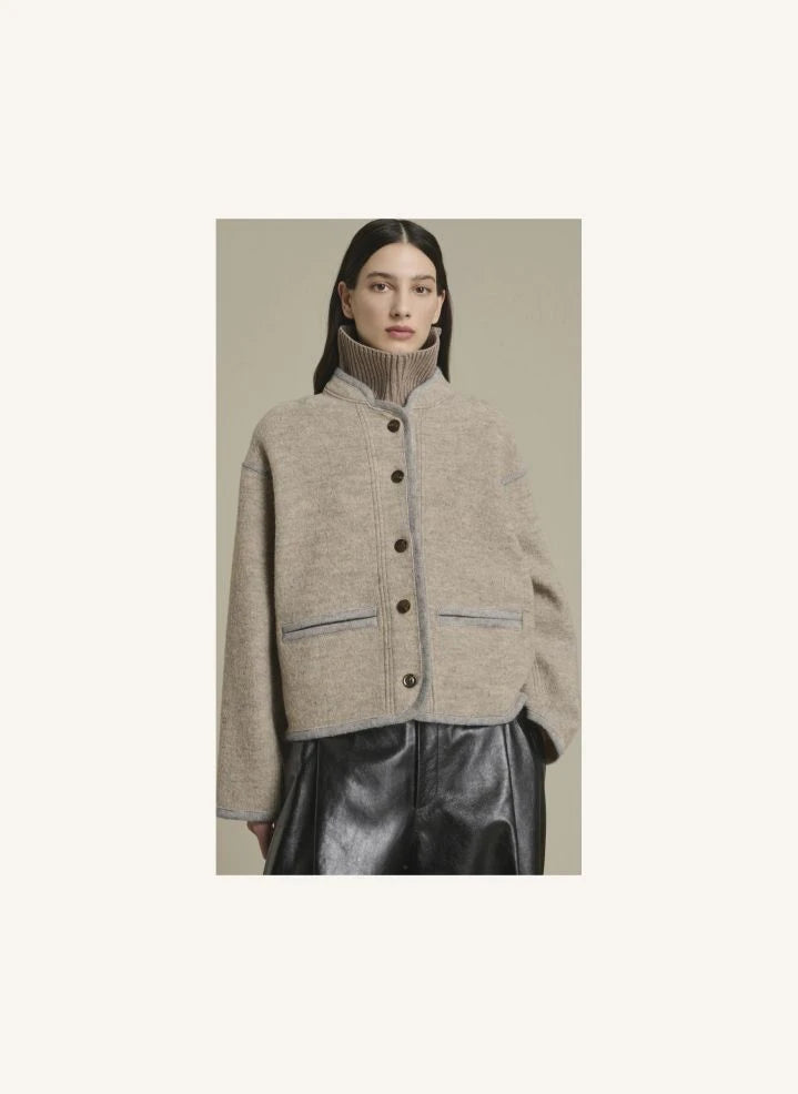 Soeur - Olympe Wool Jacket | Beige