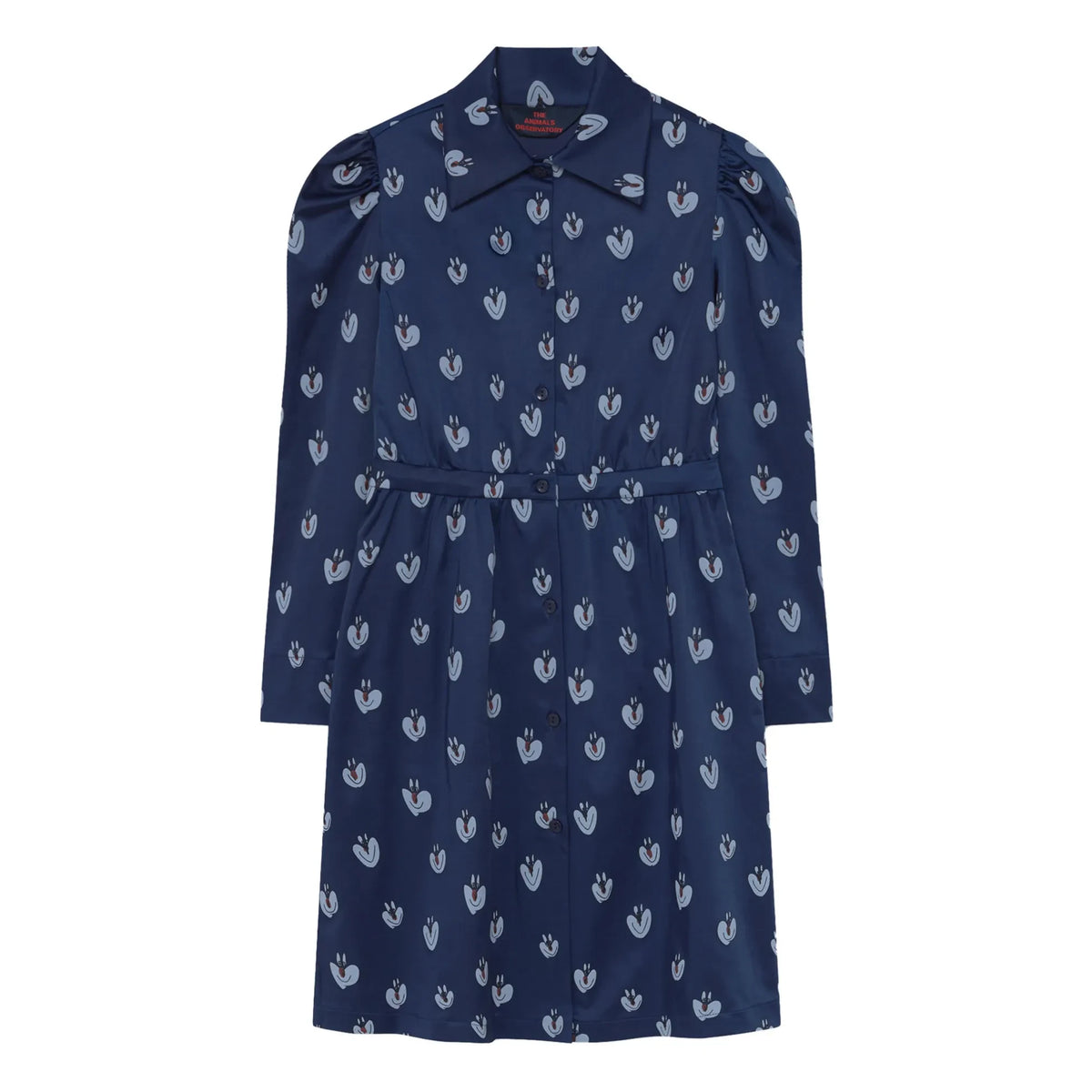The Animals Observatory - Dolphin Satin Dress | Navy
