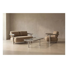 Gabrielle Paris - Alix Stainless Steel Coffee Table | Steel