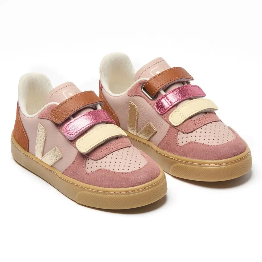 Veja - Scratch Sneakers Small V-10 Leather | Powder Pink