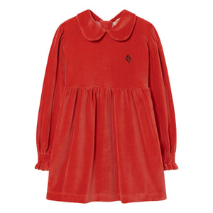The Animals Observatory - Velvet Dress | Red