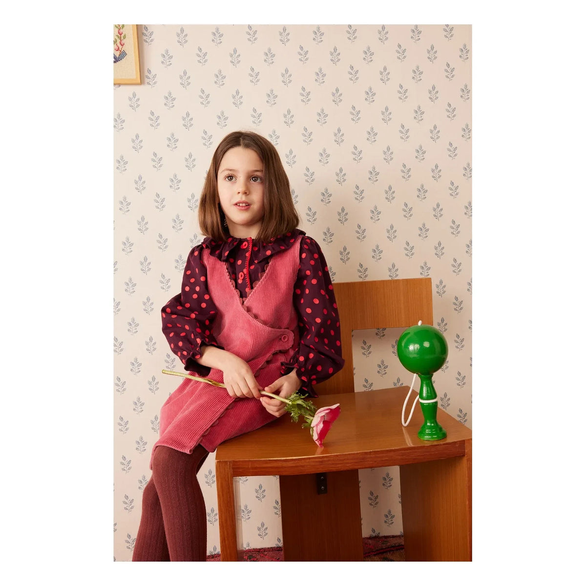 Hello Simone - Claudia Corduroy Dress | Pink