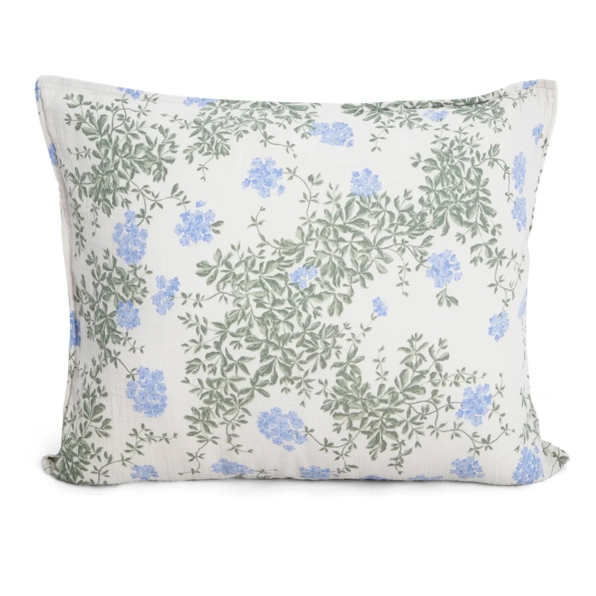 garbo&friends - Plumbago Organic Cotton Pillowcase | Blue
