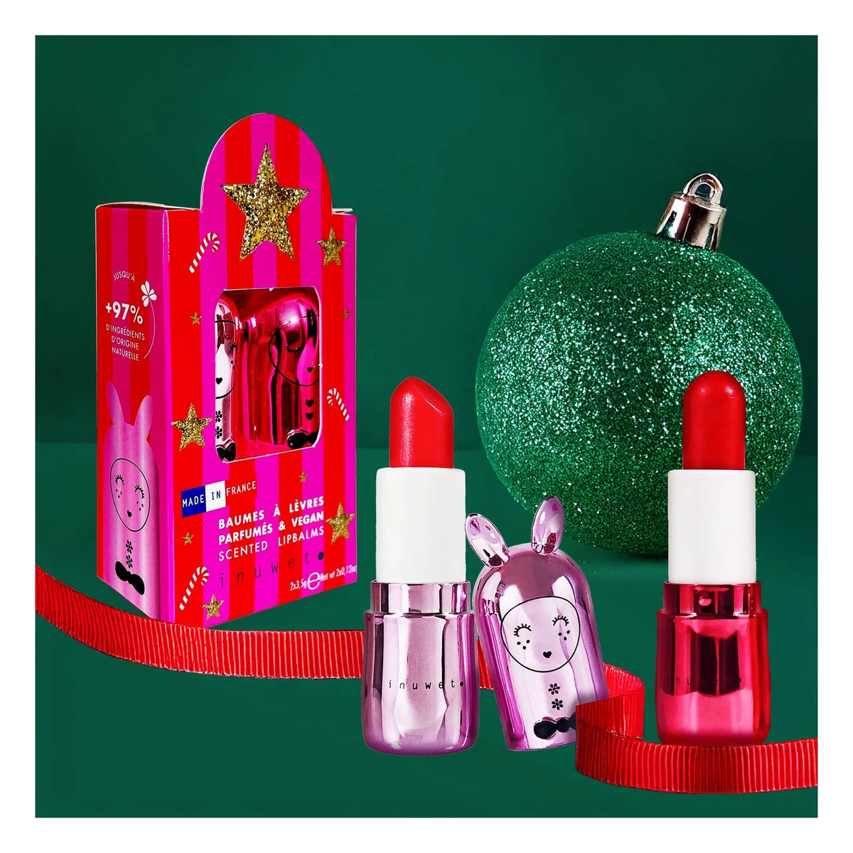 Inuwet - Couture Metal Lip Balms - 2-piece Set