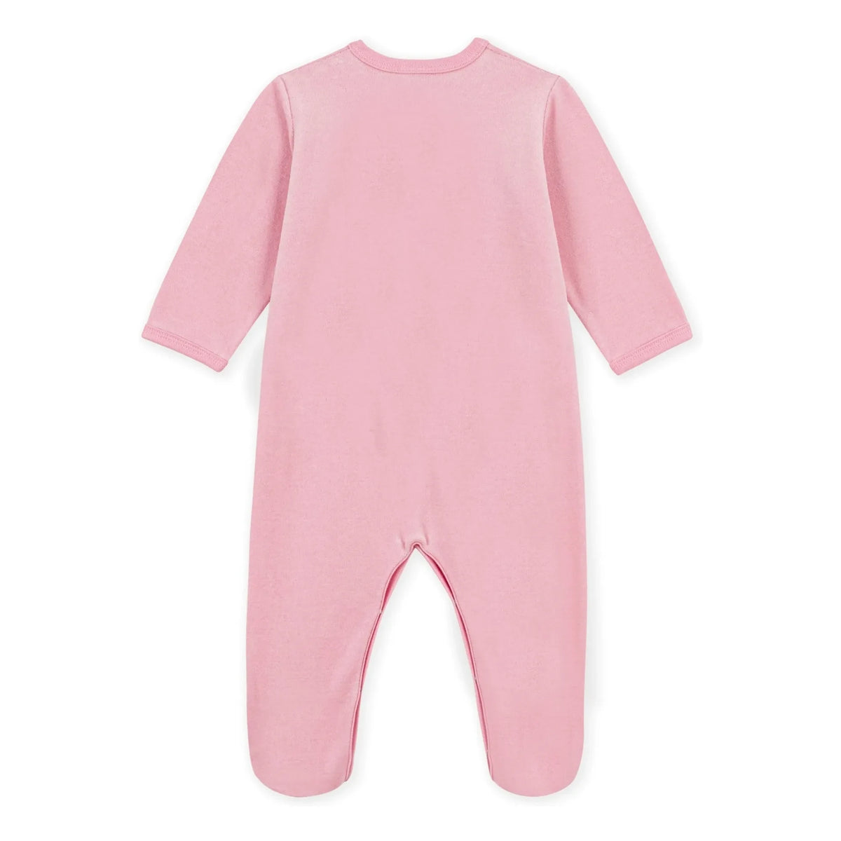 Petit Bateau - Sleep Goodnight Pajama Velvet Heart Organic Cotton | Pink