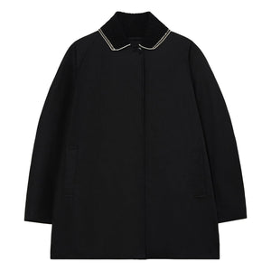 Cordera - Cropped collar jacket | Black
