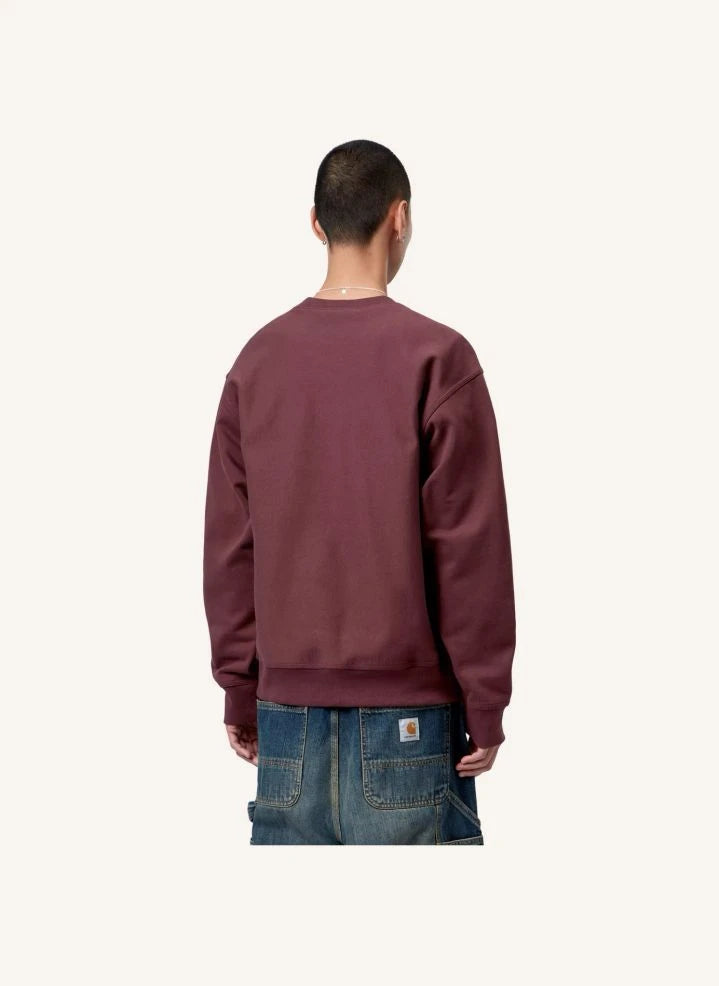 Carhartt WIP - American Script Sweatshirt | Burgundy