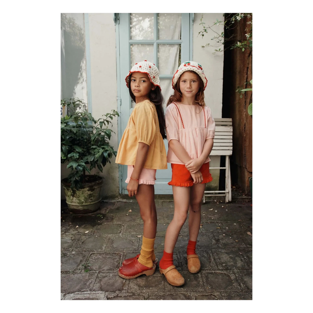 Emile et Ida - Yellow Ruffled Blouse