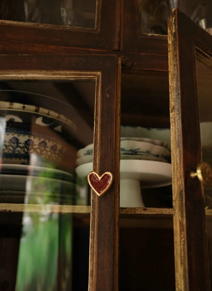 Doing Goods - Pyar Heart Brass Knob | Gold