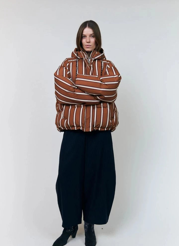 Lollys Laundry - Shleby LS down jacket | Rust