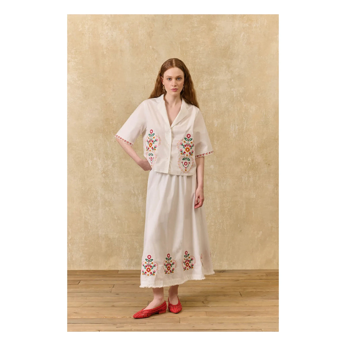 Louise Misha - Emilius Organic Cotton Shirt | White