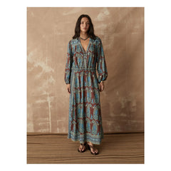 Boteh - Calico Cotton Smock Dress | Chocolate