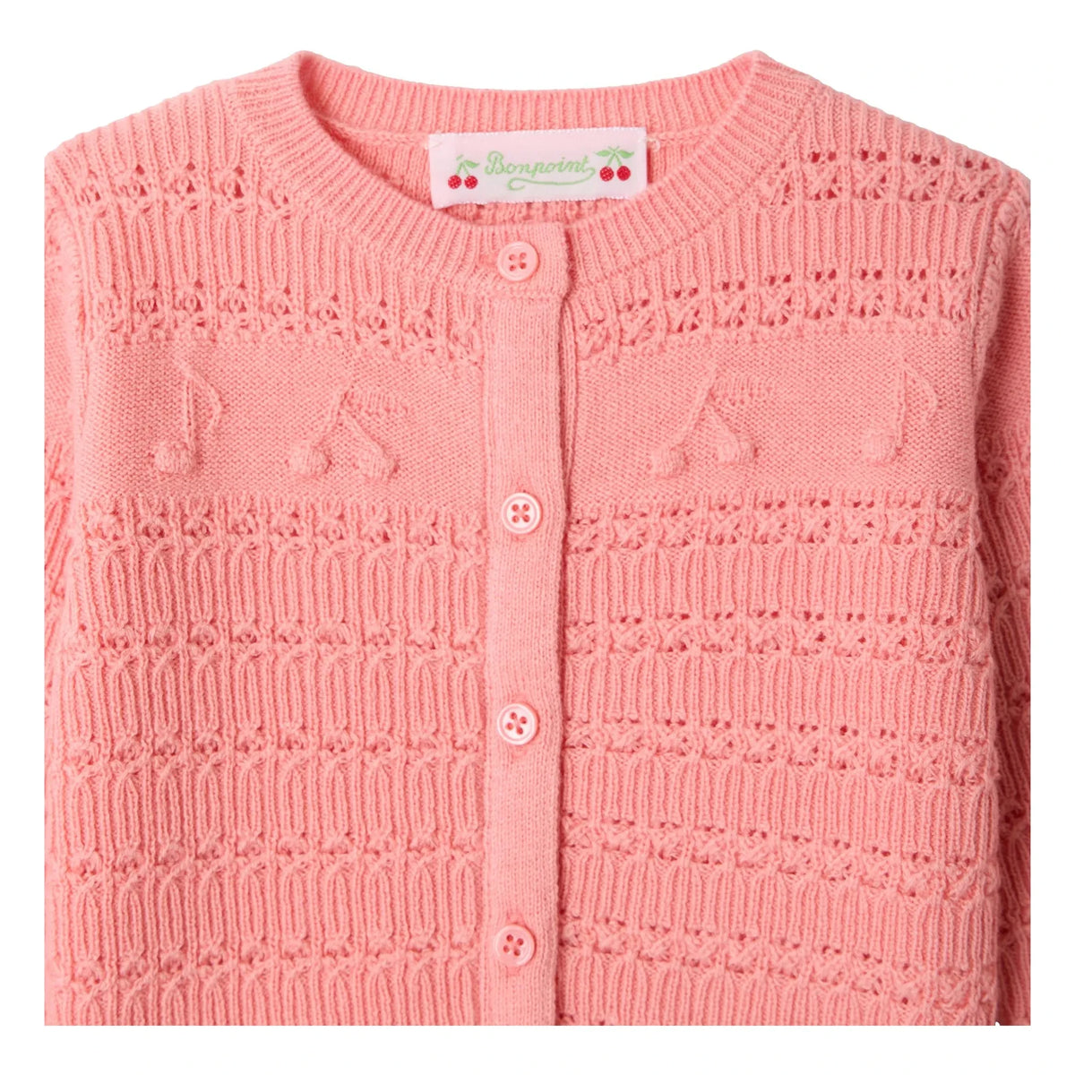 Bonpoint - Mahana Wool Cardigan | Candy pink
