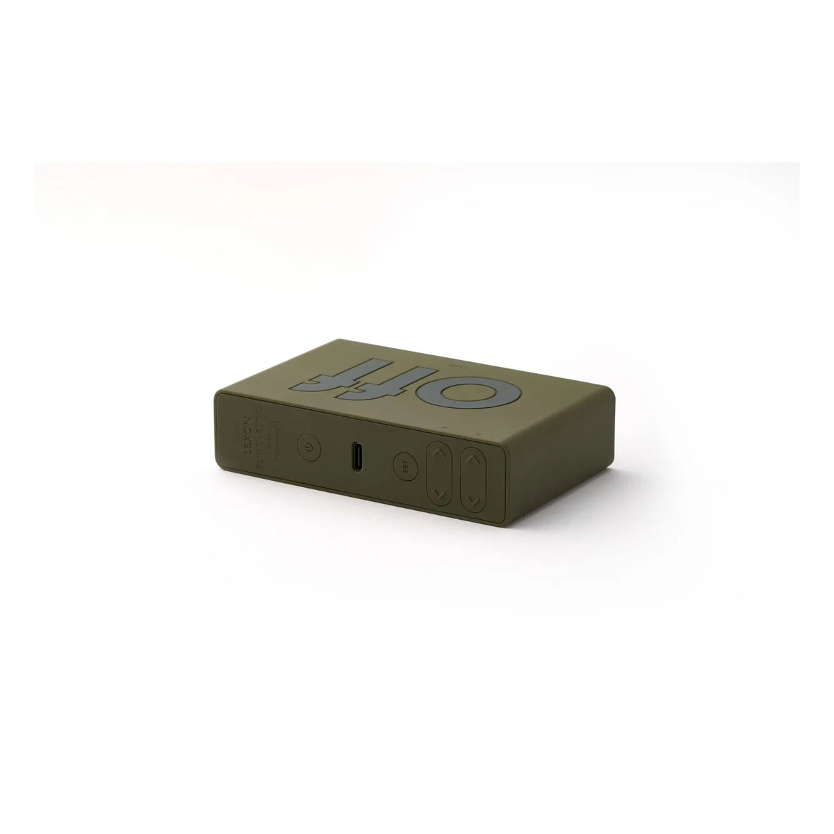 Lexon - Rotary Alarm Clock | Khaki