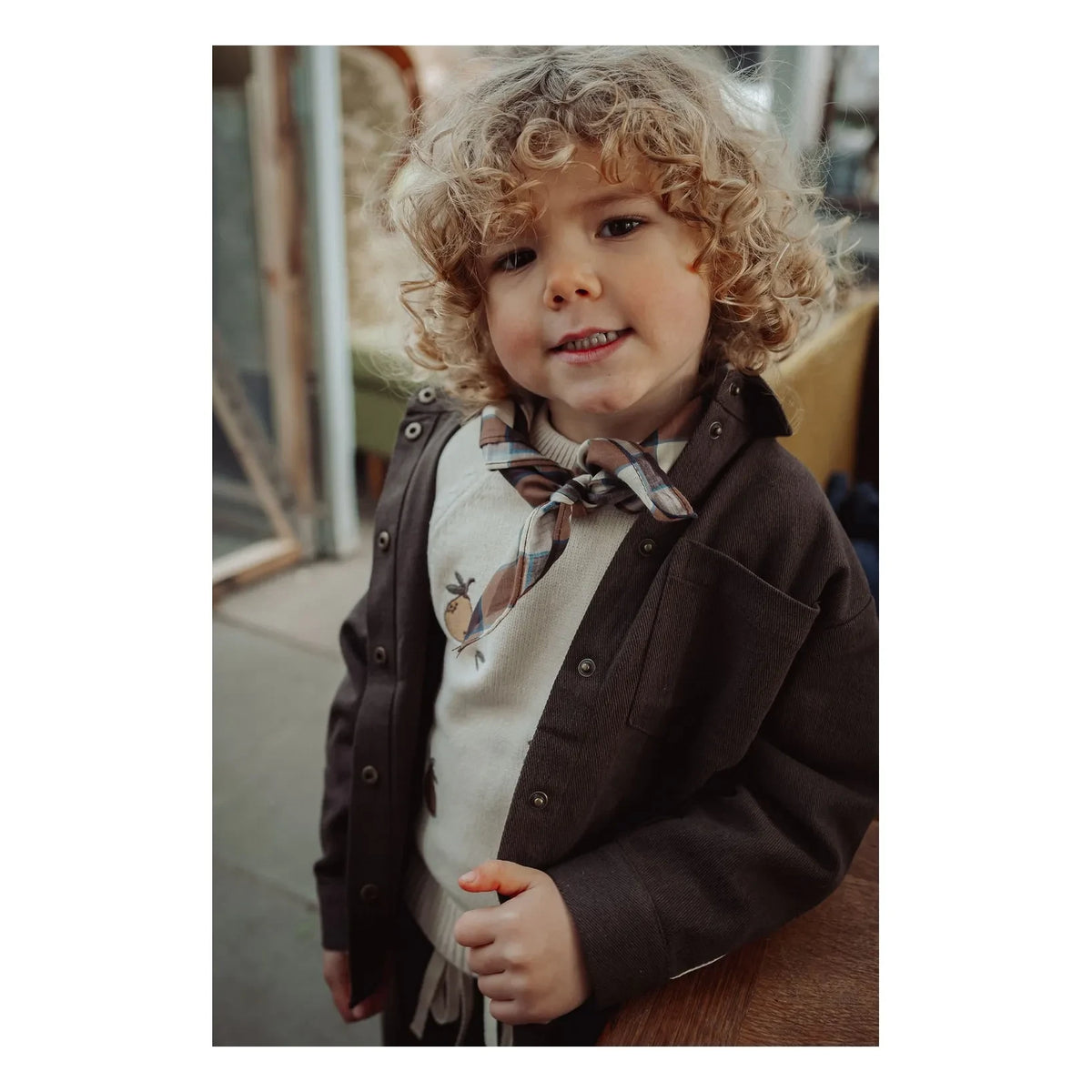 Fliink - Mahdi Poires Organic Cotton Sweater | Ecru