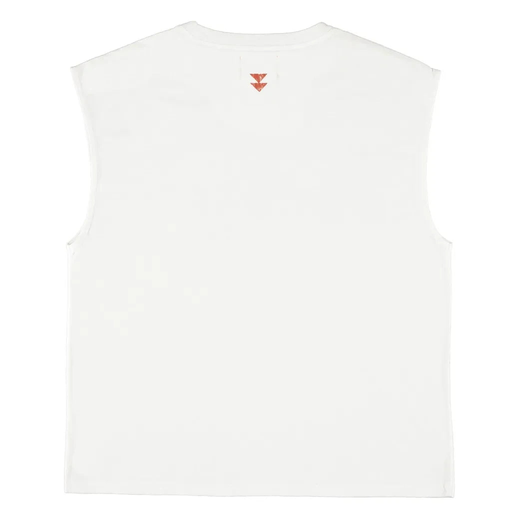Sisters Department - Sophie Cotton Flamé T-Shirt | Ecru