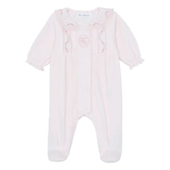 Tartine et Chocolat - Peter Pan Collar Lace Pyjamas | Light Pink