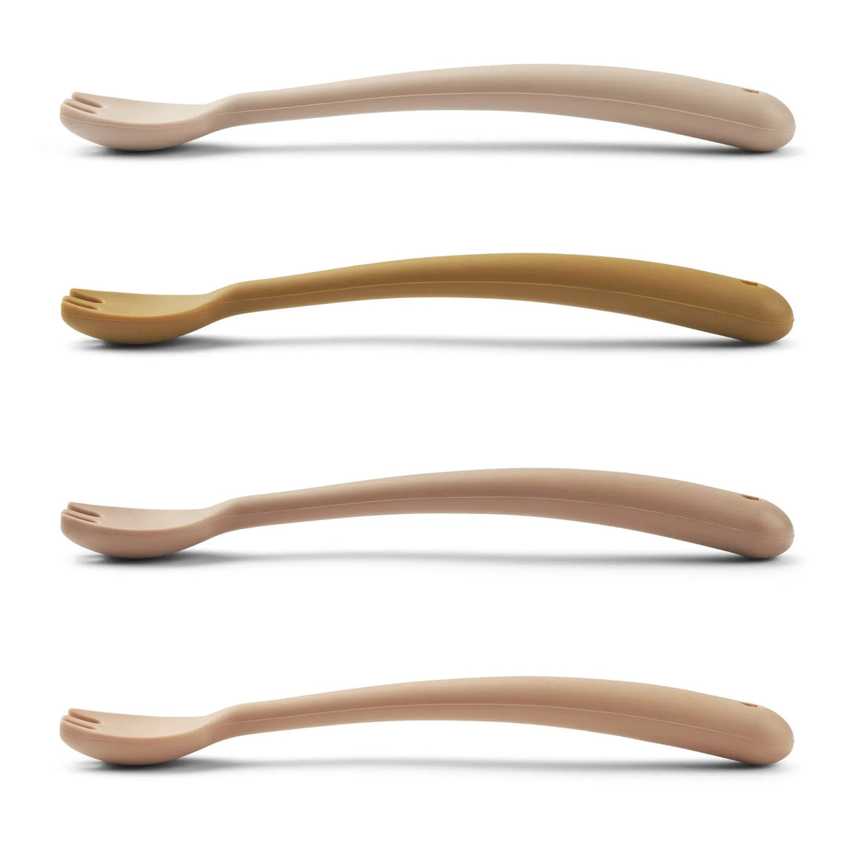 Liewood - Silicone Forks - Set of 4 | Pale Pink