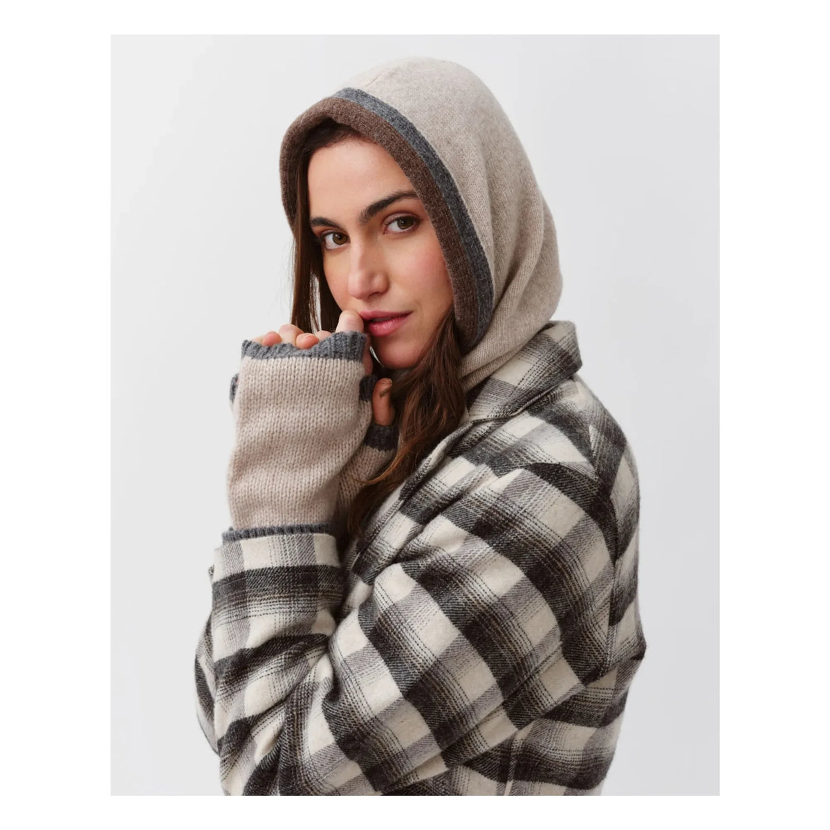 Diega - Ecru Merino Wool Hoodie