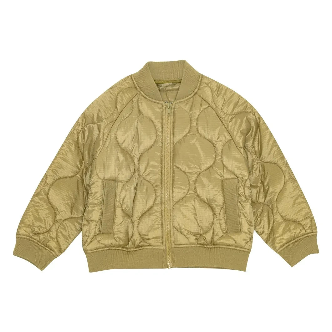 brunobruno nation - Harrold Bomber Jacket Made From Recycled Fibers | Mustard