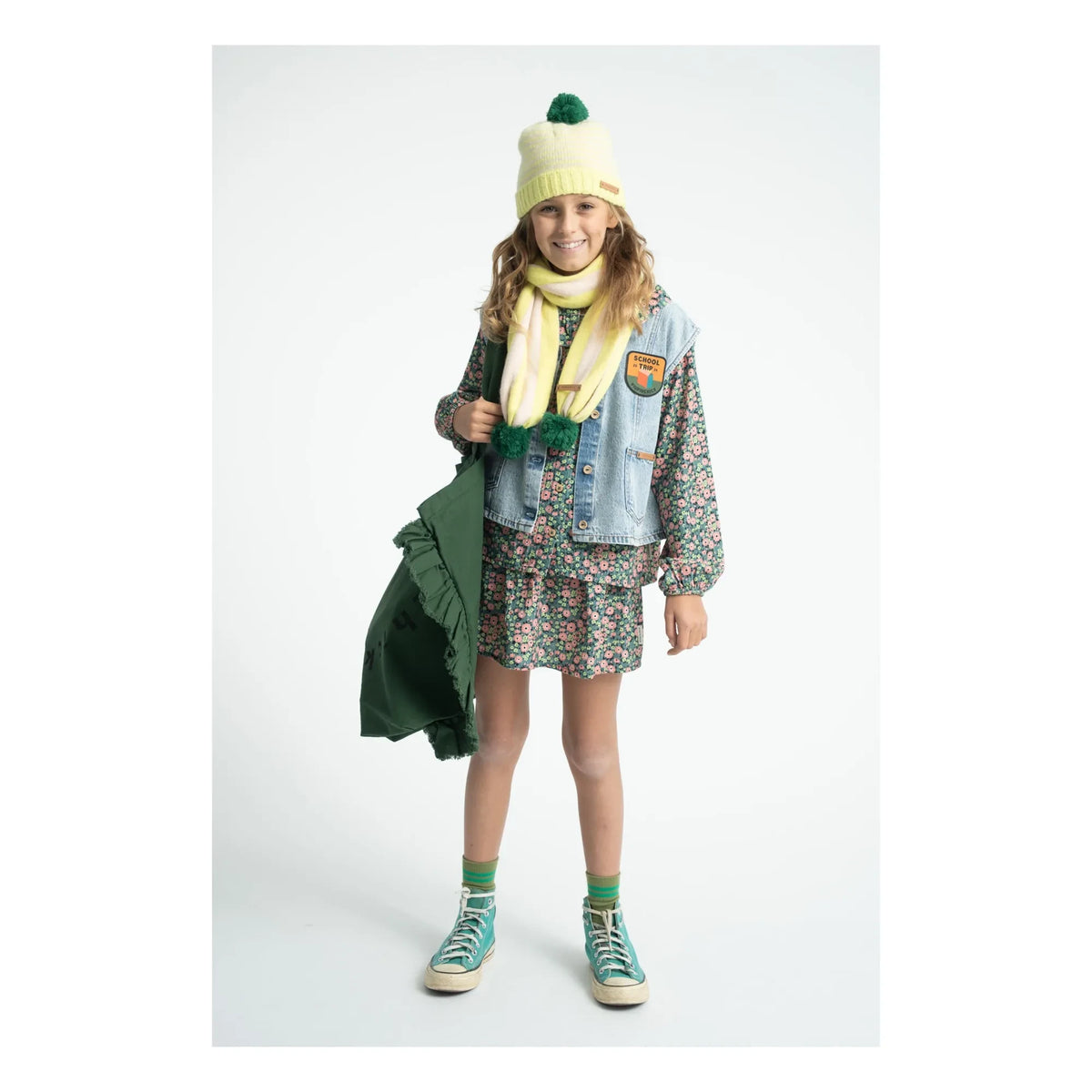 Piupiuchick - Fluorescent Yellow Striped Scarf