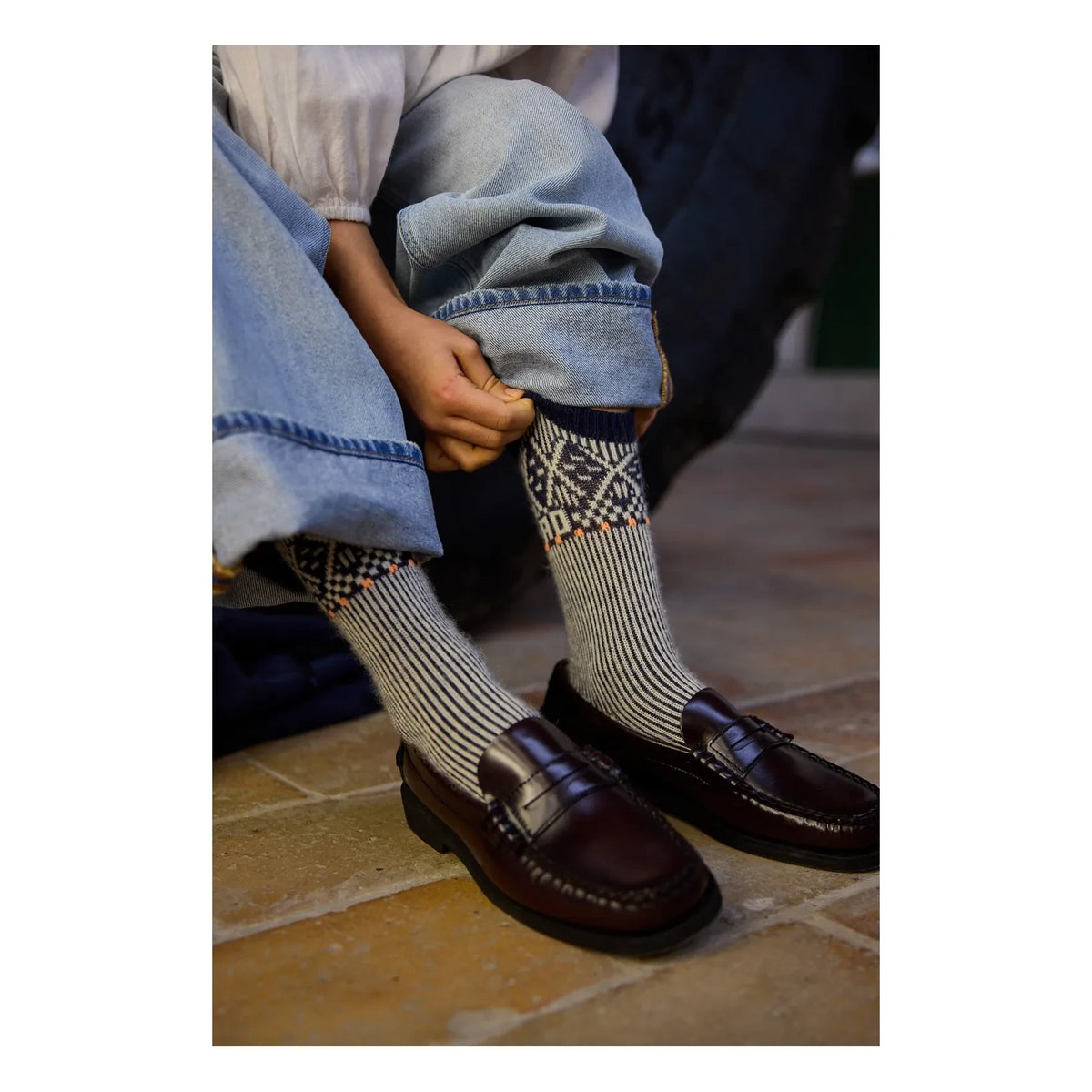 AO76 - Bonny socks | Grey melange