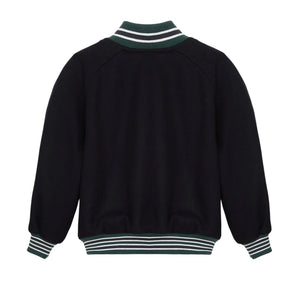 Finger in the nose - Corey Wool Jacket | Blue black