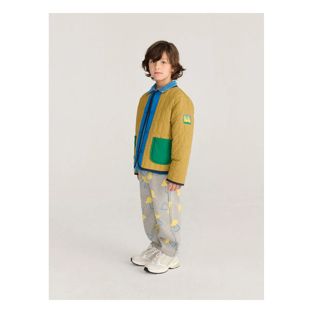 Bobo Choses - Recycled Fiber Quilted Jacket | Khaki