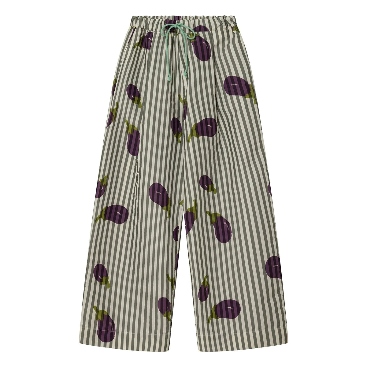 Dr Bloom - Beso Striped Trousers | Khaki