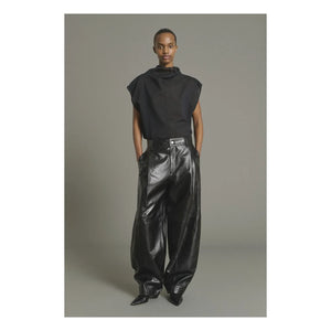 Soeur - Izumi organic cotton and silk blouse | Black