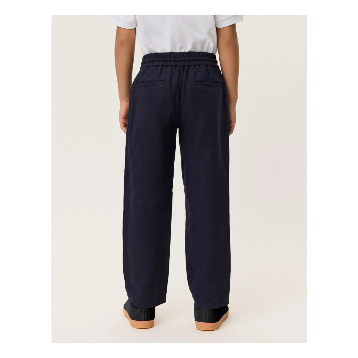 Les Deux - Patrick Linen Trousers | Midnight blue