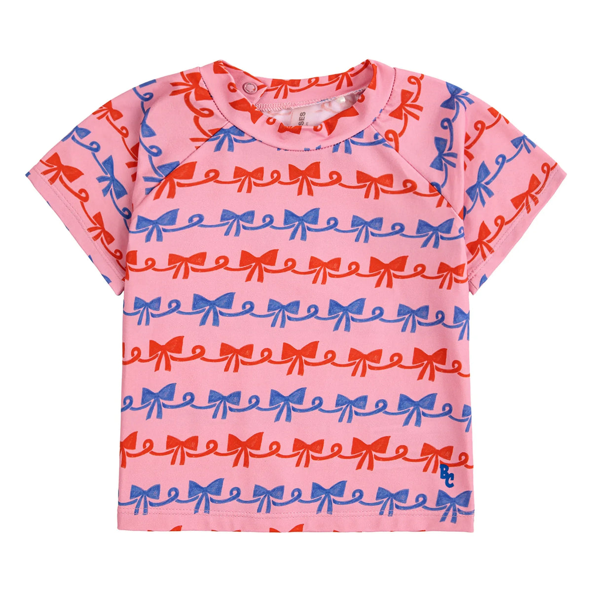 Bobo Choses - Anti-UV T-Shirt Recycled Material Stripes | Pink