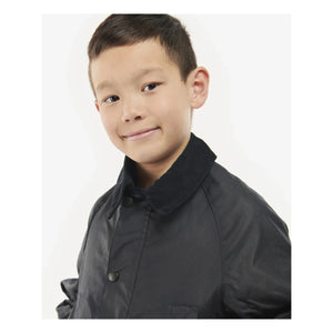 Barbour - Bedale Waxed Jacket Made From Recycled Fibres | Navy