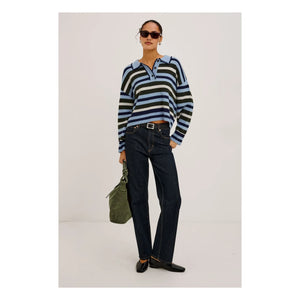 Rails - Striped Polo Delora | Blue
