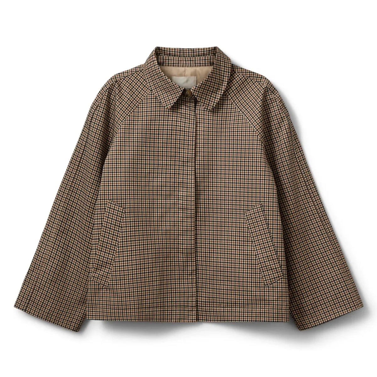 Sofie Schnoor - Filinesy Checked Jacket | Brown
