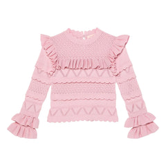 Tutu du Monde - Forget Me Not Thin Knit Sweater | Dusty Pink