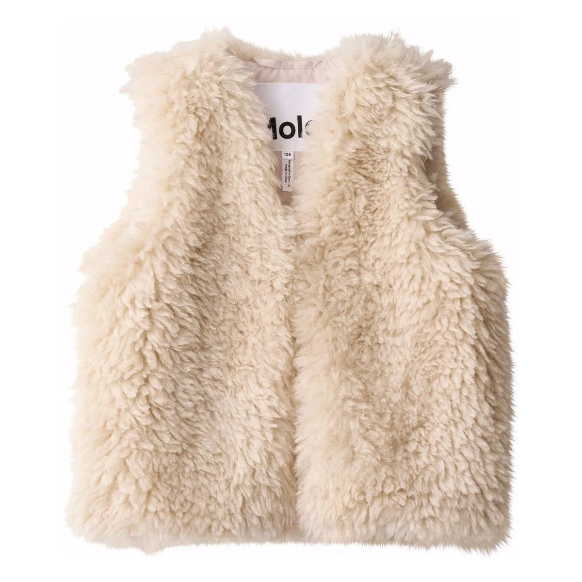 Molo - Hatcha sleeveless vest Made from recycled fibers | Ivory