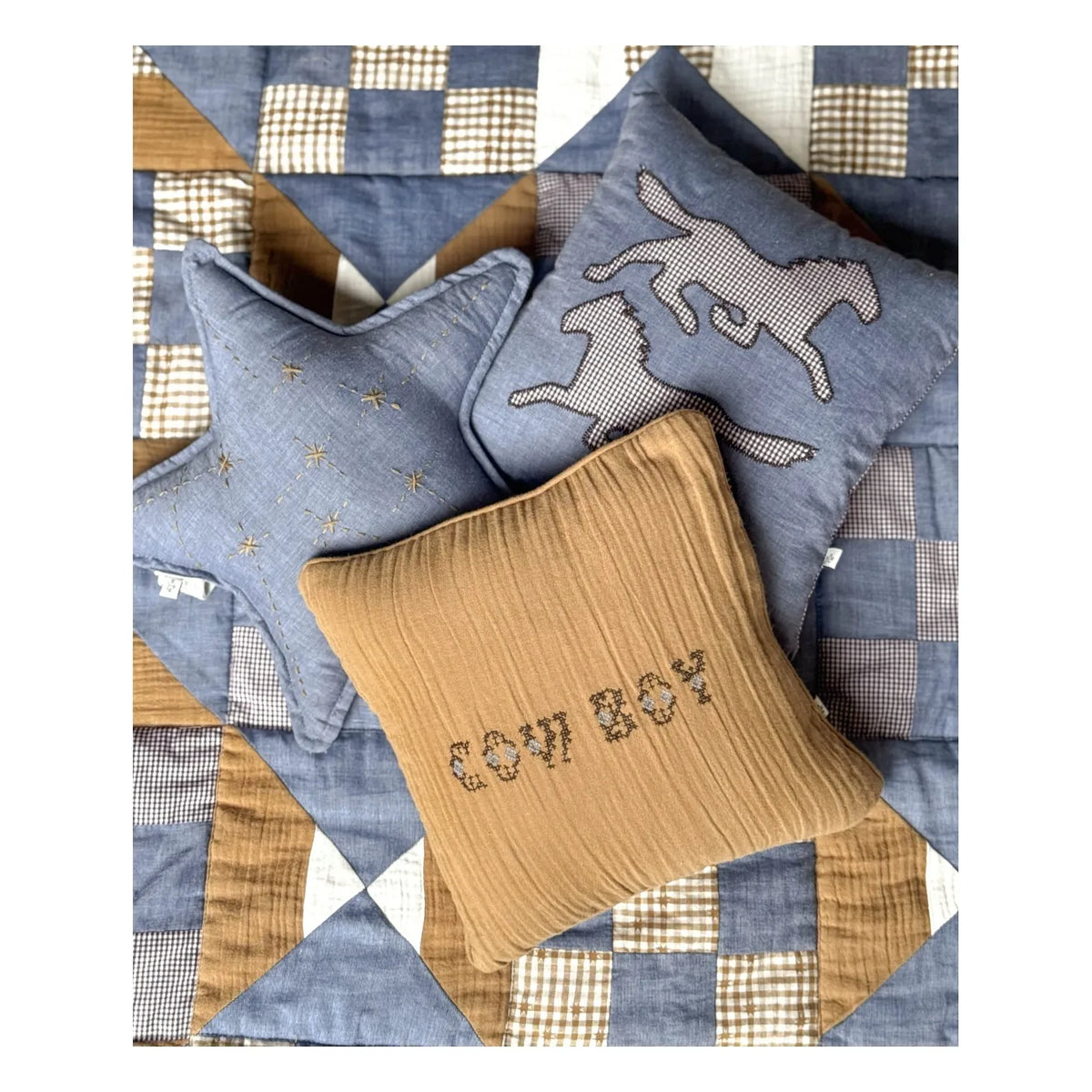 Editions Aimable - Cowboy Hector pillow | Hazel Gauze