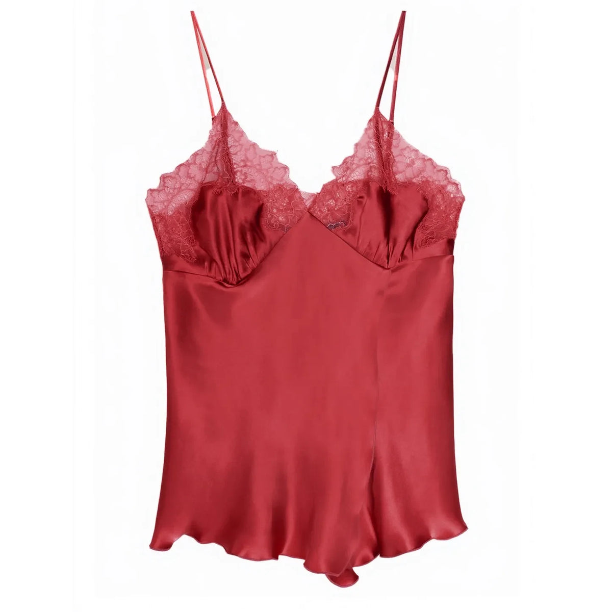 Mes Demoiselles - Sebal silk strappy top | Red